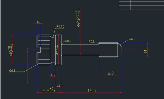 สกรู Torx สเตนเลสสตีลแบบป้องกันการโจรกรรมพร้อมเสา M4X12