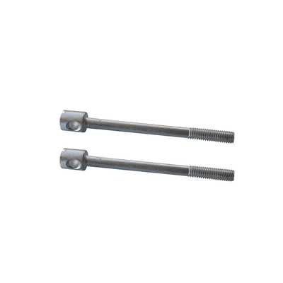 M4 * 15mm สกรูเครื่องวัดหัวกลมไฟฟ้าที่มีเส้นหยาบ สกรูปิดเส้นหูเดียว สกรูเครื่องวัดไฟฟ้า
