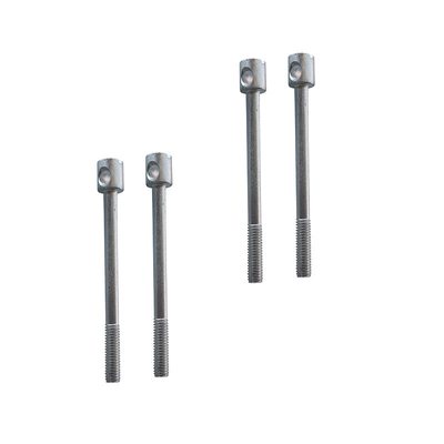 M4 * 15mm สกรูเครื่องวัดหัวกลมไฟฟ้าที่มีเส้นหยาบ สกรูปิดเส้นหูเดียว สกรูเครื่องวัดไฟฟ้า