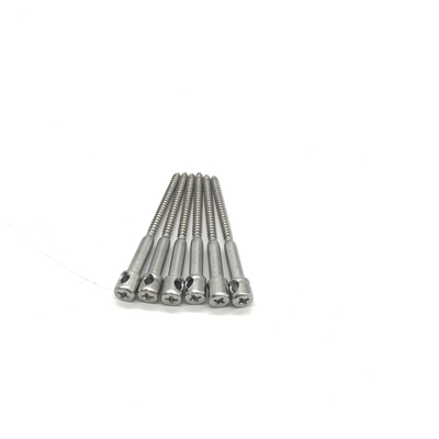 สกรูเกลียวปล่อยสเตนเลสสตีลปิดผนึกสำหรับเครื่องมือวัด DIN404 SS Capstan