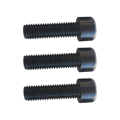 สกรูล้อรถ Dacromet เงินชุบดำ M10X1.5X35 ความแข็งแรง 10.9 โลหะผสมเหล็ก