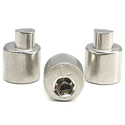 แหล่งที่มา ผู้ผลิต เหล็กไร้ขัด Hexagon Excentric Locking Rivet การประกอบอย่างรวดเร็ว
