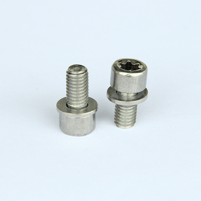 หมุด Torx ป้องกันการงัดแงะ เครื่องรักษาความปลอดภัยปุ่มสกรู 6 กลีบ หัวหมุดกลาง Torx