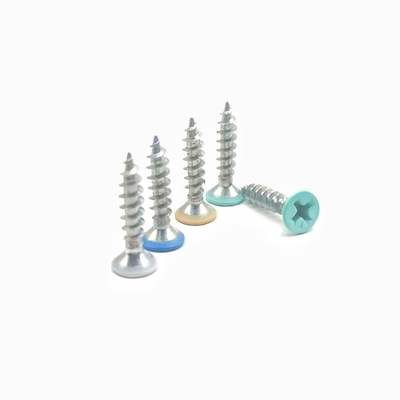 สี 316 สกรูดัดตัวเอง Countersunk สายเขาสี่เหลี่ยม