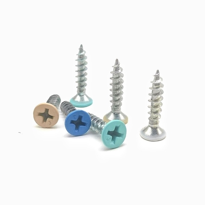 สีสี Self-Tapping Screw ปรับแต่ง Countersunk สาน Self-Tapping Screws