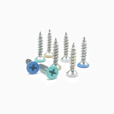 DIN สีสี Self-Tapping Paint เฟอร์นิเจอร์ สกรู ครอส