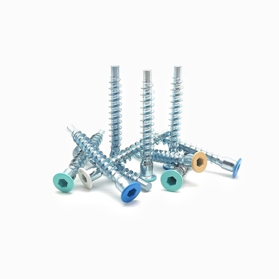 Countersunk Hexagon โซค็อตหัวสกรูกับสี 40.0mm เหล็กคาร์บอน