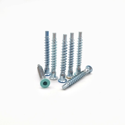Countersunk Hexagonal Self Tapping Roller Thread Straight Repair Screw สกรูกระเป๋าสตางค์ฟันไม้