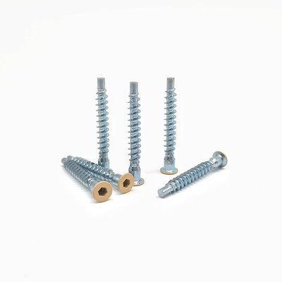 Countersunk Hexagonal Self Tapping Roller Thread Straight Repair Screw สกรูกระเป๋าสตางค์ฟันไม้