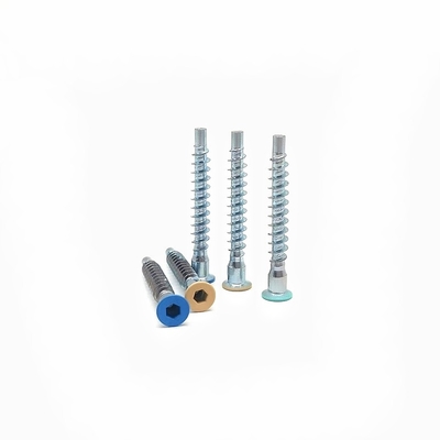 ซ่อมตรงสกรูไม้ Countersunk ตู้ครัวหกเหลี่ยม Self Tapping Roller Thread