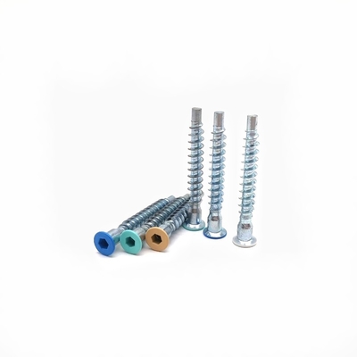 เฟอร์นิเจอร์ที่กำหนดเองตนเองแตะสกรู Countersunk Hex Socket Roller Coaster