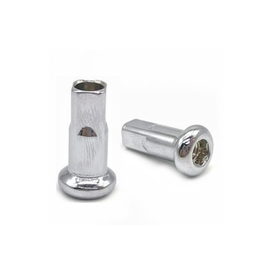 จักรยาน Spoke Cap สีจักรยานเสือภูเขาความยาว 14 มม. สำหรับ 14G Spoke Steel Wire