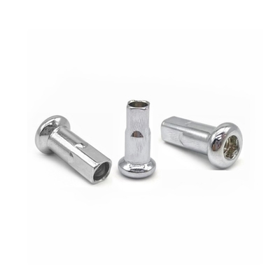 จักรยาน Spoke Cap สีจักรยานเสือภูเขาความยาว 14 มม. สำหรับ 14G Spoke Steel Wire