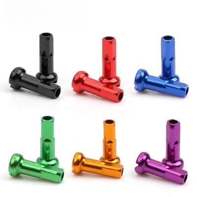จักรยาน Spoke Cap สีจักรยานเสือภูเขาความยาว 14 มม. สำหรับ 14G Spoke Steel Wire