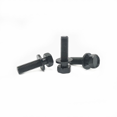 10.9 เกรดคาร์บอนสแตนเลส Hexagon Head Bolt External Flat Pad Combination Screw