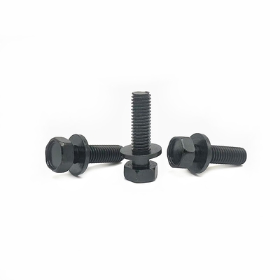 10.9 เกรดคาร์บอนสแตนเลส Hexagon Head Bolt External Flat Pad Combination Screw