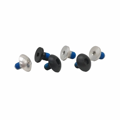 ตัวอย่าง Custom Plum Glue Screw Hexagon External Blue Glue Locking Bolt การล็อคสล็อต