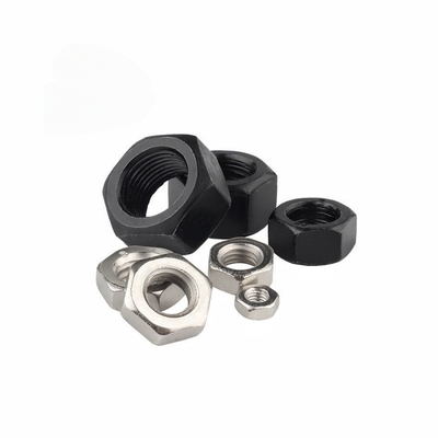 304 สแตนเลส ด้านนอก Hexagon Nut โลหะ Lock Nut M14 M16 ความแข็งแรงสูง