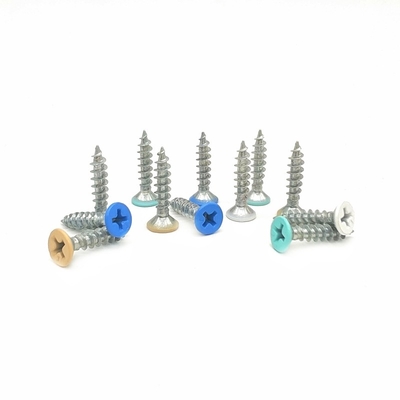 M20 สแตนเลส cross paint self tapping screws หัวเรียบ