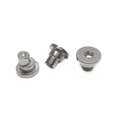 ไม่มาตรฐาน Hexagonal เซ็นทริก Nail 304 สแตนเลส เนื้อแข็ง Flat Round Head Step Rivet Fastener Connector