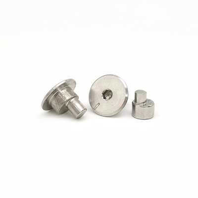 304 SS Hexagon Excentric Nail Rivet รองรับการปรับแต่ง