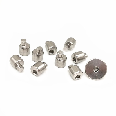 แหล่งที่มา ผู้ผลิต เหล็กไร้ขัด Hexagon Excentric Locking Rivet การประกอบอย่างรวดเร็ว