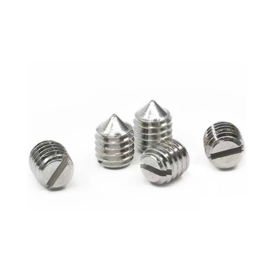 คําเดียว 304 สล็อตทิปเครื่องจักรเมตร Headless Screw Jacking screw