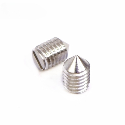 คําเดียว 304 สล็อตทิปเครื่องจักรเมตร Headless Screw Jacking screw