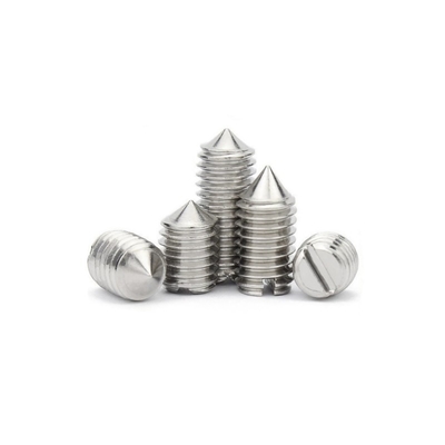 คําเดียว 304 สล็อตทิปเครื่องจักรเมตร Headless Screw Jacking screw