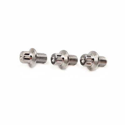 ไม่มาตรฐาน Flange สแตนเลส โครม Plated แต่งงานเล็บร่มหัวสกรู