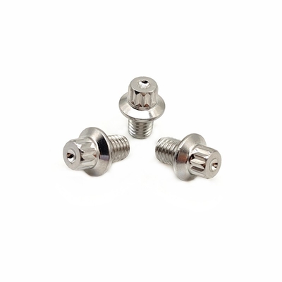 ไม่มาตรฐาน Flange ข้างนอก Hexagon สกรู อลูมิเนียม Pedal Nails ความต้านทานต่อการกัดกร่อน