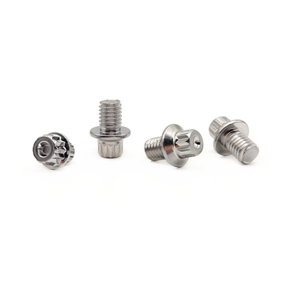 ไม่มาตรฐาน Flange สแตนเลส โครม Plated แต่งงานเล็บร่มหัวสกรู