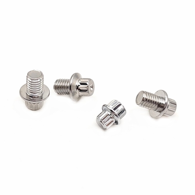 อะไหล่รถยนต์ ไม่มาตรฐาน Flange ป้องกันการขโมยสกรูมือขวาทิศทางเส้น