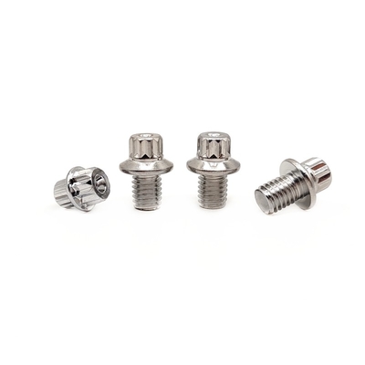 อะไหล่รถยนต์ ไม่มาตรฐาน Flange ป้องกันการขโมยสกรูมือขวาทิศทางเส้น