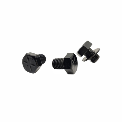 Custom 8.8 Level ข้างนอก Hexagonal ประดับเล็บ สแตนเลส Flat Head ข้างนอก Hexagonal Head