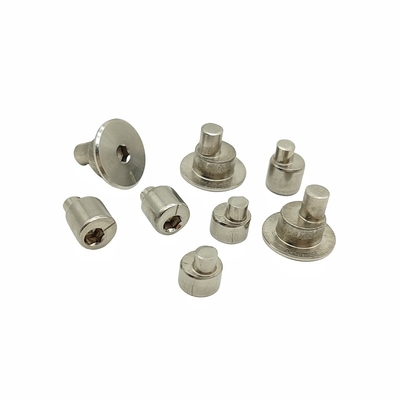แหล่งที่มา ผู้ผลิต เหล็กไร้ขัด Hexagon Excentric Locking Rivet การประกอบอย่างรวดเร็ว
