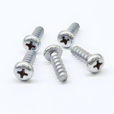 ซิงค์ นิเคิล สังกะสี ฟิลลิปส์ ปัน หัว Self-Tapping Screws สําหรับพลาสติก M5 * 16