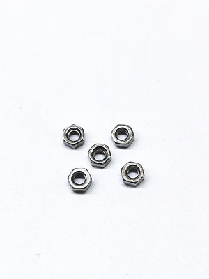 Hex Nut Zinc Nickel Alloy เครื่องเชื่อมเหล็กไร้สแตนเลส สีเดิม