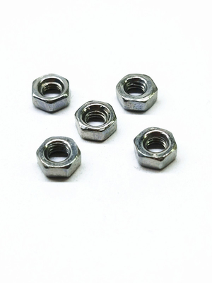 Hex Nut Zinc Nickel Alloy เครื่องเชื่อมเหล็กไร้สแตนเลส สีเดิม
