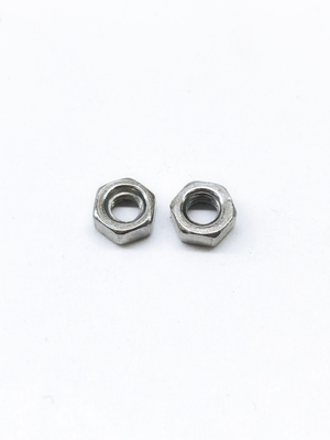 Hex Nut Zinc Nickel Alloy เครื่องเชื่อมเหล็กไร้สแตนเลส สีเดิม