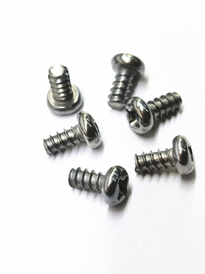 ซิงค์ นิเคิล สังกะสีฟิลลิปส์ สกรูอิเล็กทรอนิกส์ขนาดเล็ก สกรูเล็ก Cross Pan Head Self Tapping Screws