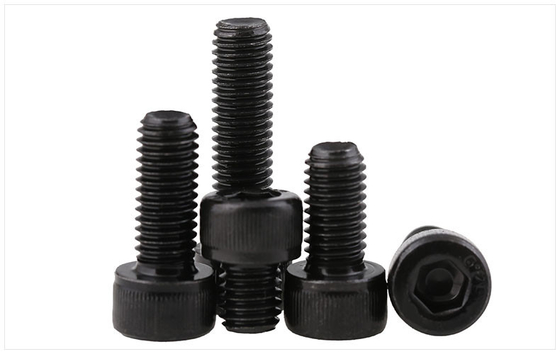 สแตนเลสเคลือบเหล็ก ดํา Dacromet รถยนต์ Anti การแยก Bolts HEX โซค็อตหัว Cap สกรูล้อฮับสกรู M10X1.5X35 ความแข็งแรง 10.9