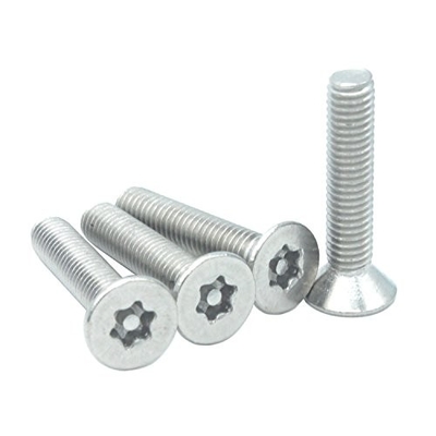 สกรู Torx หัวเรียบ 304 เหล็กไร้ขัด สกรู Torx หัวเรียบ มือขวา