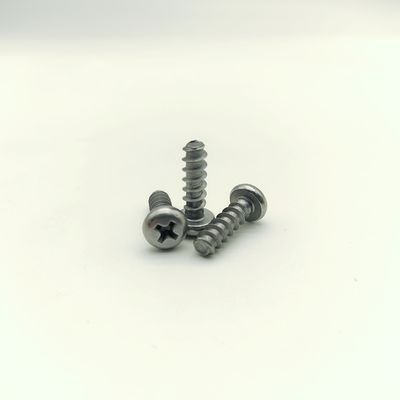 M6x18 ทองเหลืองเคลือบหัวปุ่ม Self-Tapping Screws Phillips Drive