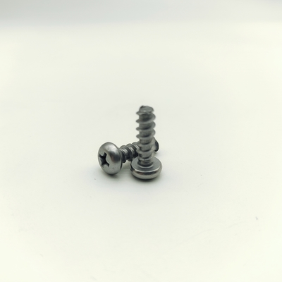 M6x18 ทองเหลืองเคลือบหัวปุ่ม Self-Tapping Screws Phillips Drive