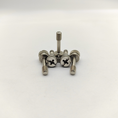 สกรูยึดแบบมีปุ่ม A4 316 SS Combo Phillips/Slotted สำหรับอุปกรณ์ทางการแพทย์และห้องปฏิบัติการ ทำความสะอาดง่าย