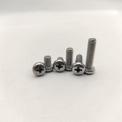 สกรูเครื่องหัวแบนฟิลลิปส์สแตนเลส 304 A2-70 DIN 7985