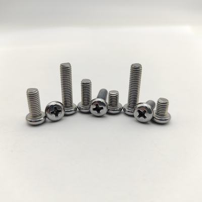 สกรูหัวแบน Phillips DIN 7985 M3-M12 ชุบสังกะสี