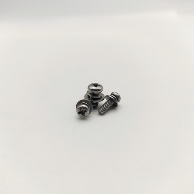 สกรูหัวแบนสแตนเลส A4-70 พร้อมแหวนล็อค 316