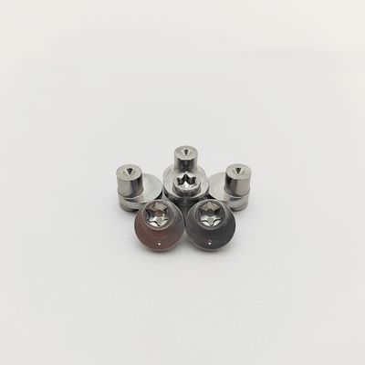 สลักล็อคแบบเยื้องศูนย์ สแตนเลส 316 สกรูเยื้องศูนย์แบบ Torx ระยะเยื้อง ±0.3-1.0 มม. ขัดเงาด้วยไฟฟ้า